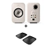Kit KEF LSX II LT Stone White + KEF P1 Desk Pad Black - img.0