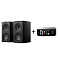 KEF Q Concerto Meta Satin Black + Eversolo Play Black