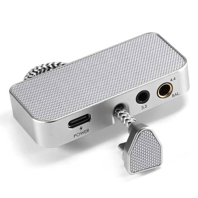 Headphone amplifier with DAC ddHiFi TC44Grip Silver - img.2