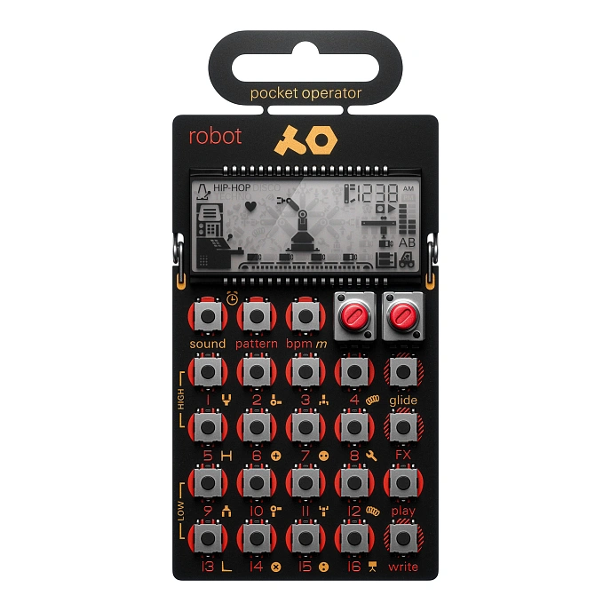 Synthesizer Teenage Engineering PO-28 Robot Black - img.0