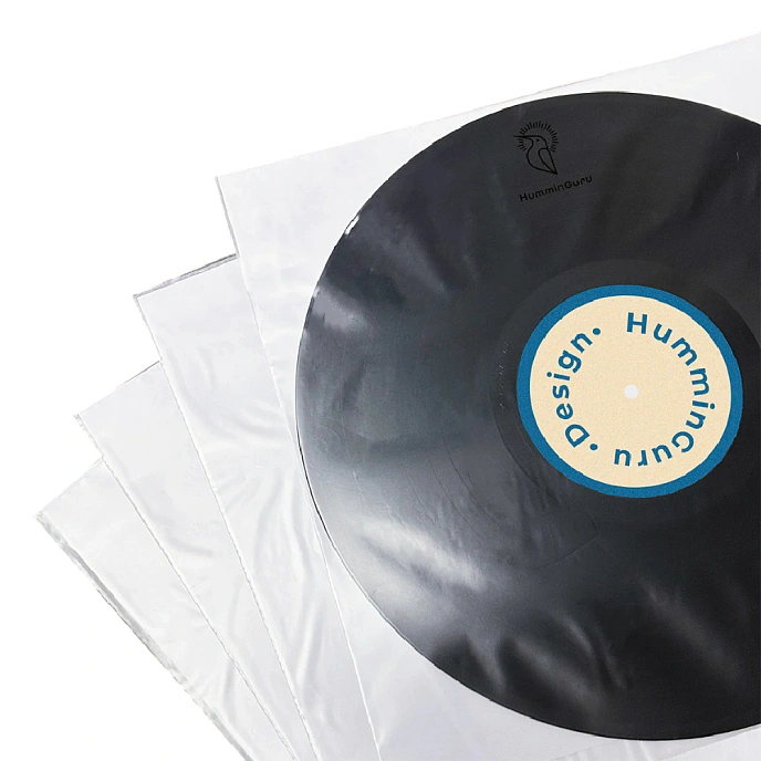 Vinyl Record inner sleeves HumminGuru 12" Premium Inner Record Sleeves (50 pack) - img.0