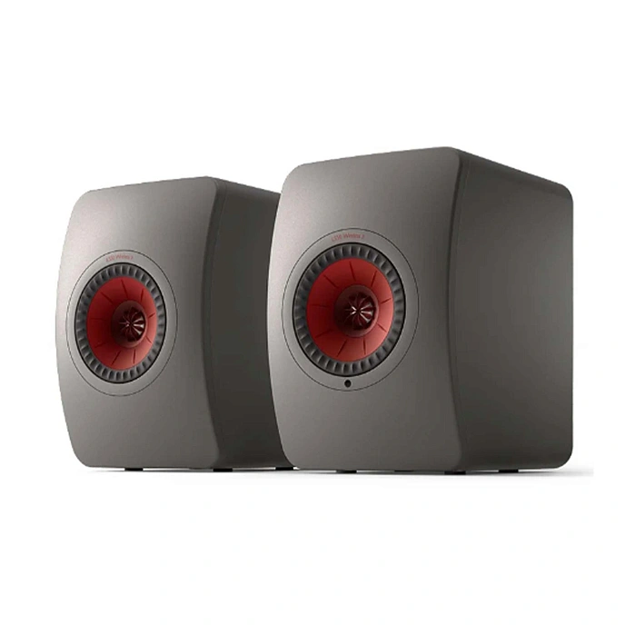 Bookshelf speakers KEF LS50 Wireless II Titanium Grey + KEF S2 Floor Stand - img.1