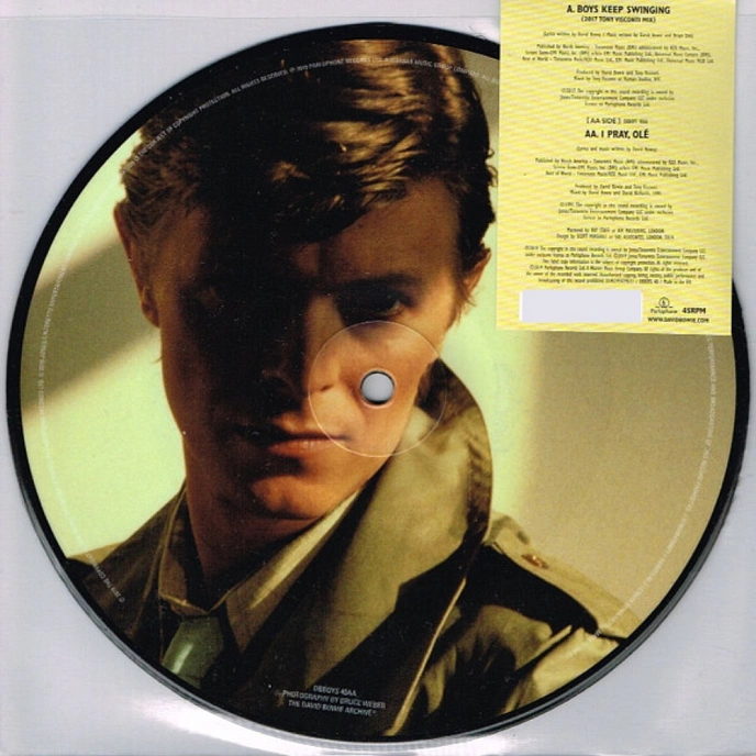 Vinyl Record David Bowie - Boys Keep Swinging (Limited Edition, Picture) LP - img.1