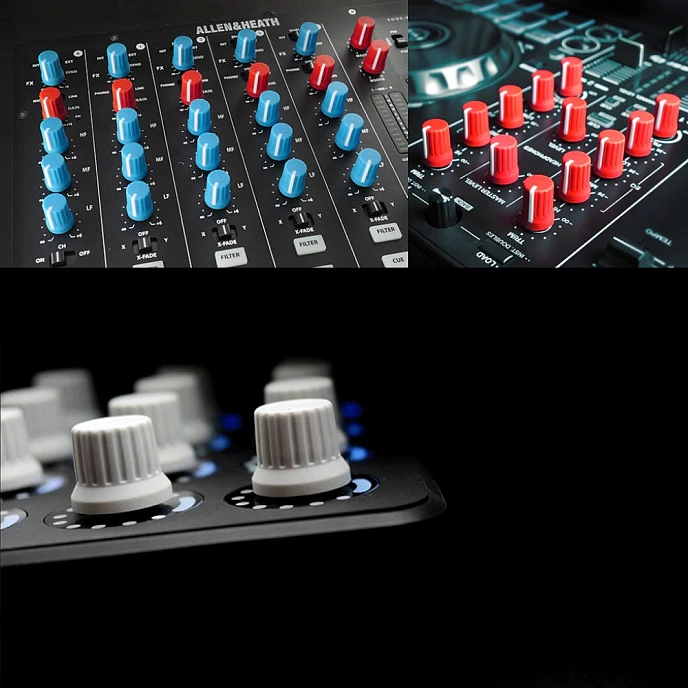DJTT Chroma Caps Thin Encoder Knob (Rubber) Dark Gray - img.2