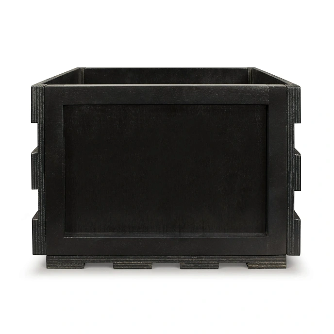 Vinyl Storage Box Crosley Record Storage Crate Black - img.2