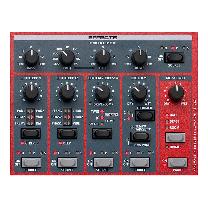 Synthesizer Clavia Nord Electro 6D 73 Red - img.2