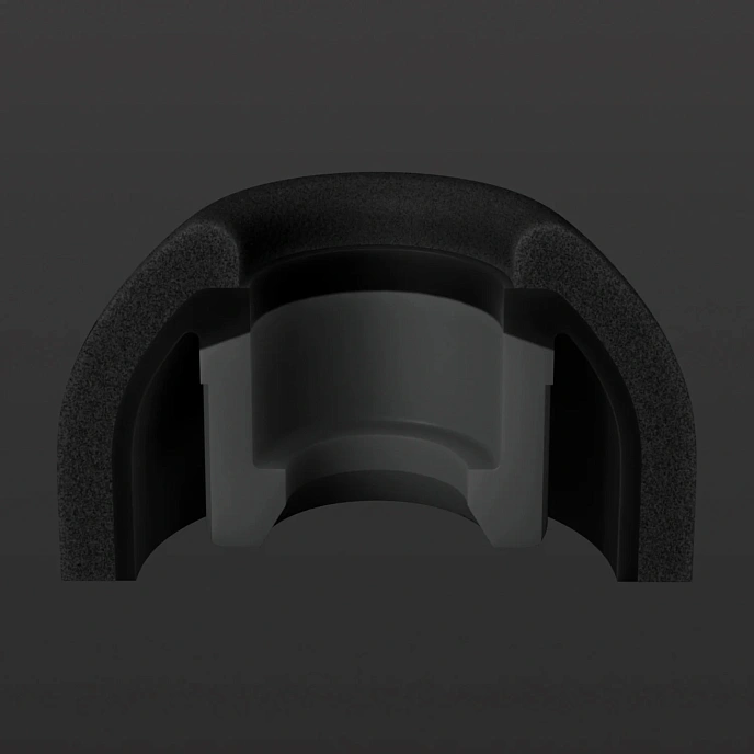 Eartips Final Audio Fusion-G size LL 4pcs Black - img.5