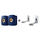 KEF LSX II Cobalt Blue + KEF B1 Wall Bracket Silver