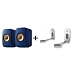 Kit KEF LSX II Cobalt Blue + KEF B1 Wall Bracket Silver - img.0
