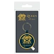 Souvenir Pyramid Queen Crest (Woven Keychain) Black/Yellow - img.1