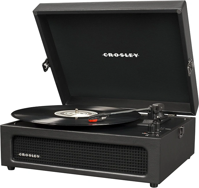 Turntable Crosley Voyager Portable With Bluetooth Out Black - img.1