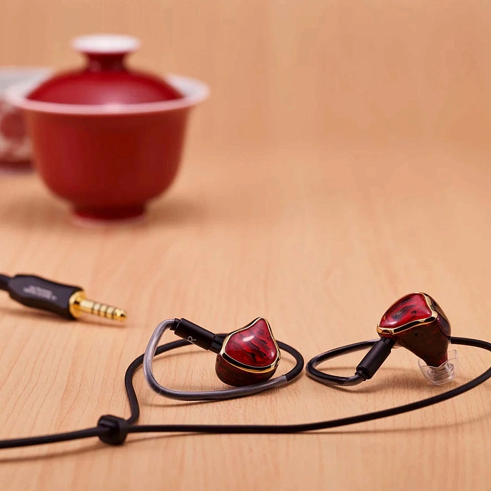 In-ear headphones Unique Melody MEST MKIII Universal Red 4.4 mm - img.6