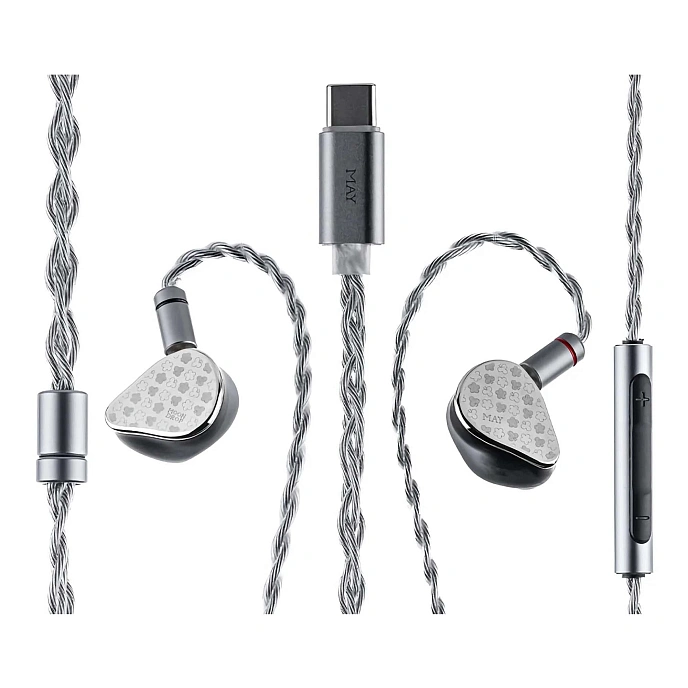 In-ear headphones MoonDrop May DSP Silver - img.1