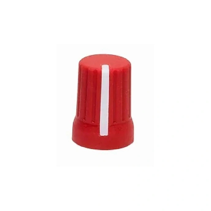 DJTT Chroma Caps Super Knob 90° (Rubber) Red - img.0