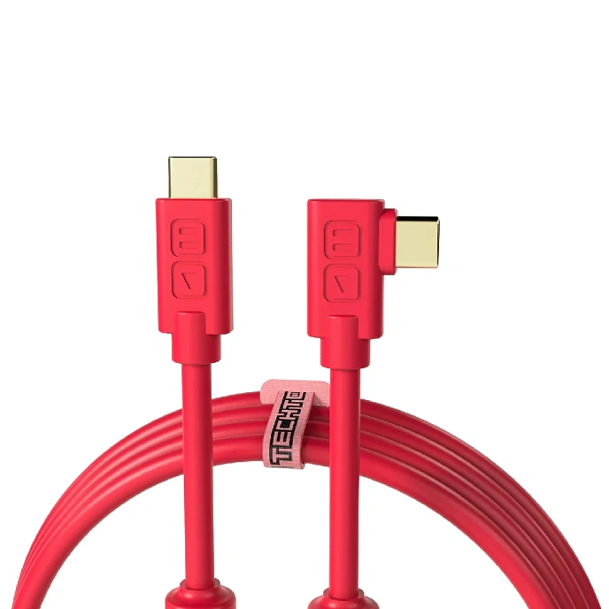 Cable DJTT Chroma Cables USB-C - USB-C Angled Red 1m - img.0