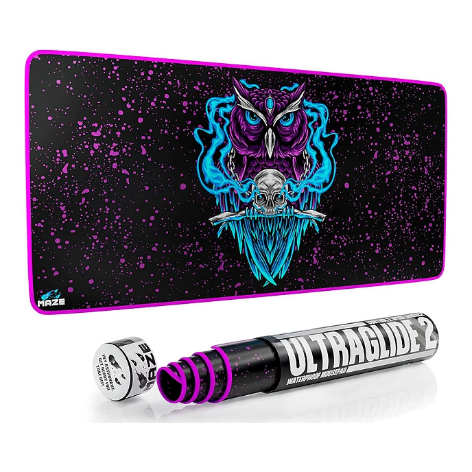 Mouse pad Maze NIGHT OWL-B Black 2XL - img.0