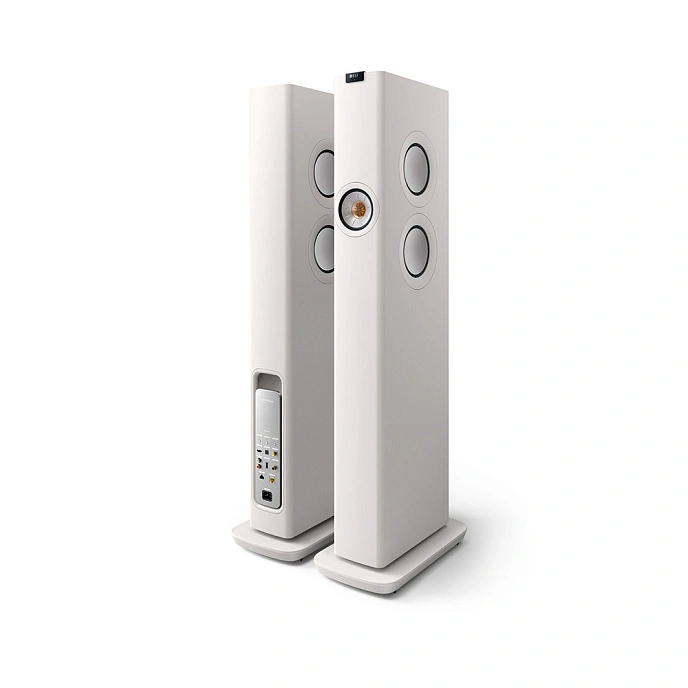 Floorstanding Speakers KEF LS60 Wireless Mineral White - img.1