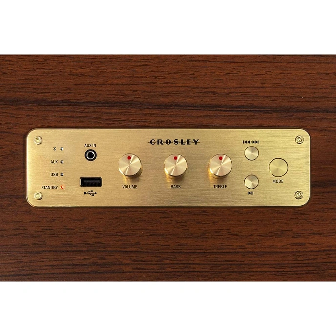 Speaker System Crosley Octave Bluetooth Speaker Walnut - img.4