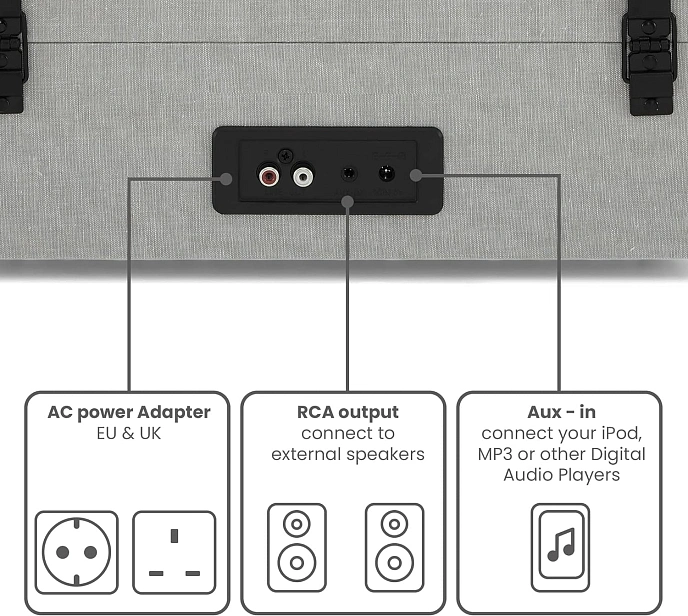 Turntable Crosley Voyager Plus Gray - img.4