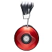 High End headphones Spirit Radiante Wave Red Black - img.2