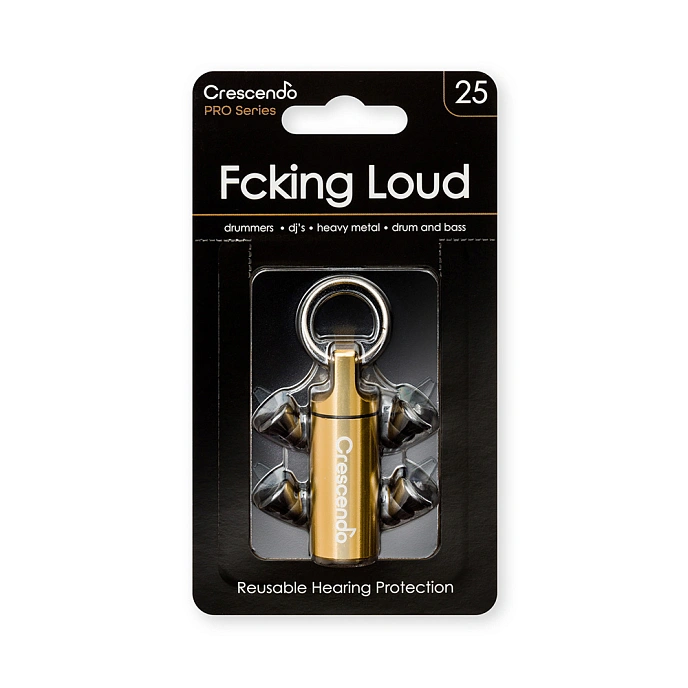Earplugs Dynamic Ear Company Crescendo Pro Fcking Loud 25 - img.0