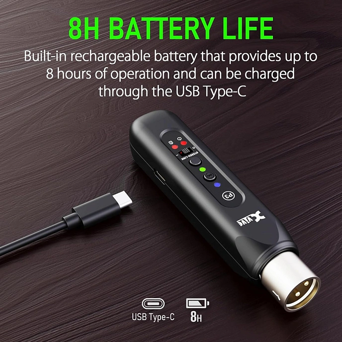 Bluetooth Receiver XVIVE P3D Bluetooth Audio Receiver Black - img.3