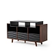 Hi-Fi Stand NorStone Oslo Vinyl 1200 Black/Walnut - img.1