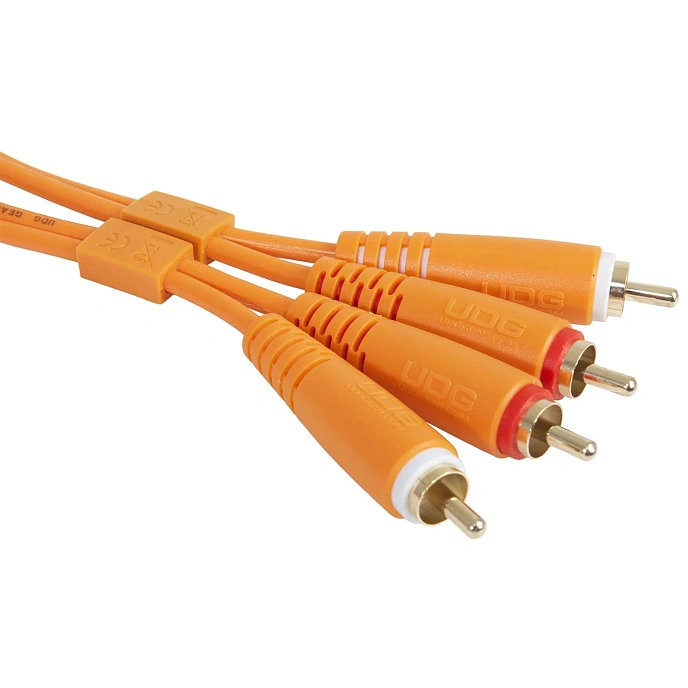 Cable UDG Ultimate Audio Cable Set 2RCA - 2RCA Straight 3m Orange - img.2