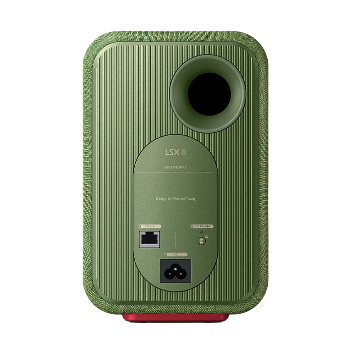 Bookshelf speakers KEF LSX II Olive Green + KEF S1 Floor Stand Black - img.5