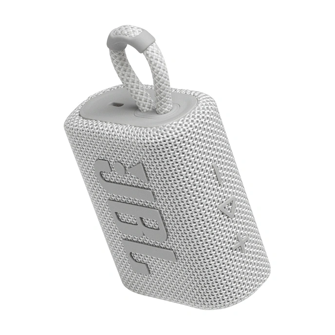 Portable speaker JBL Go 3 White - img.5