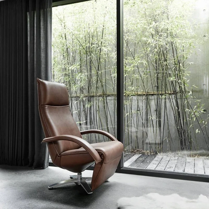 Listening Chair Berg Square Brown - img.0