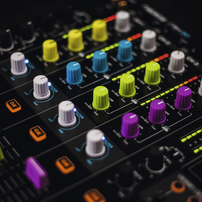 DJ set Reloop Knob Cap Set Yellow - img.2