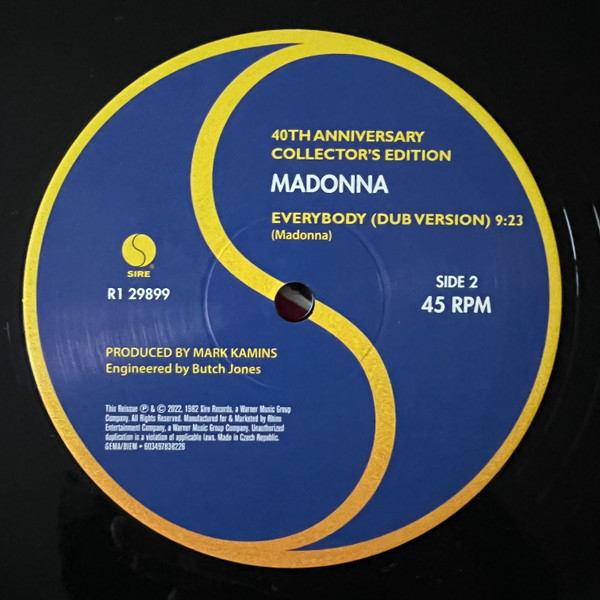 Vinyl Record Madonna - Everybody (Black Friday 2022 Release) LP - img.5
