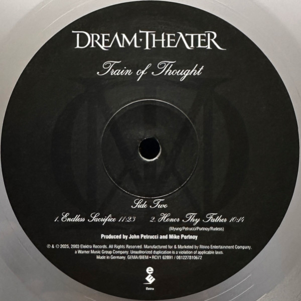 Vinyl Record Dream Theater - Train Of Thought (Clear) - 2LP - img.3