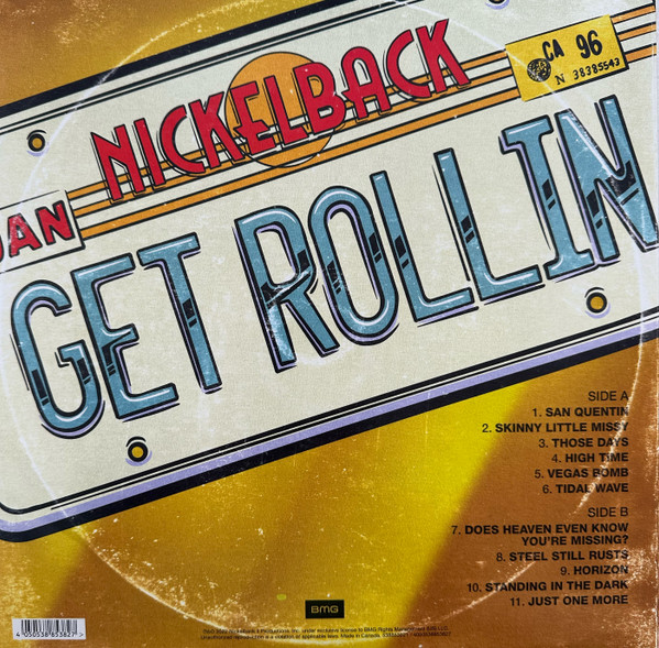 Vinyl Record Nickelback - Get Rollin - Orange Transparent - LP - img.1