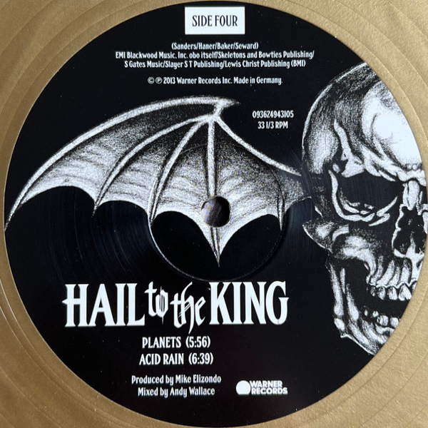 Vinyl Record Avenged Sevenfold – Hail To The King (Gold, 10th Anniversary) - 2LP - img.10