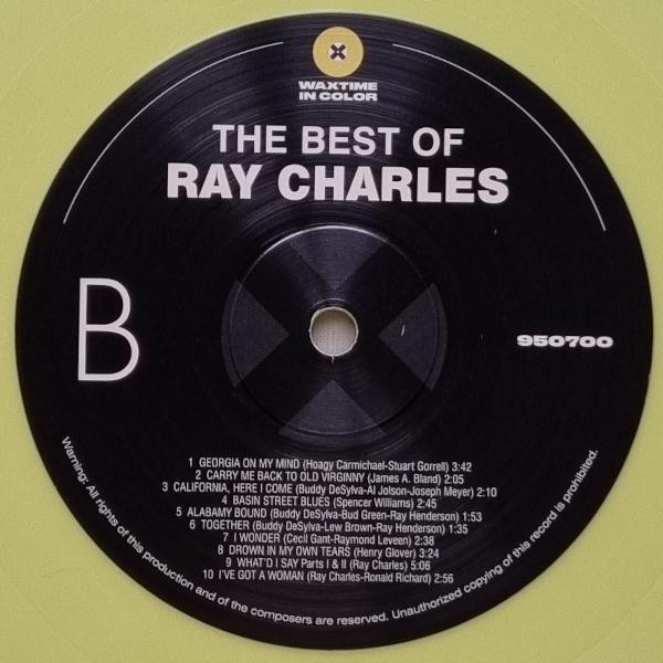 Vinyl Record Ray Charles – The Best Of Ray Charles (Yellow) LP - img.3