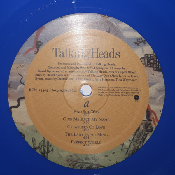 Vinyl Record Talking Heads - Little Creatures (Blue) LP - img.3
