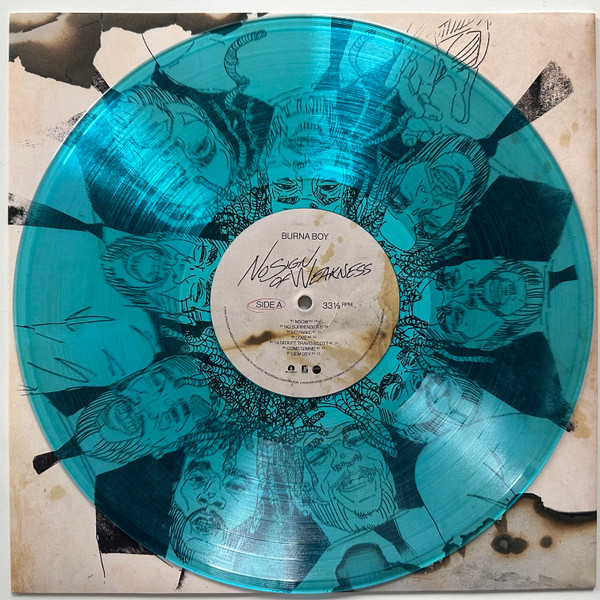 Vinyl Record Burna Boy - No Sign Of Weakness (Blue) LP - img.1