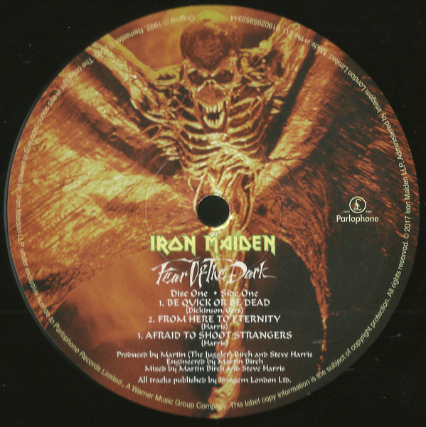 Vinyl Record Iron Maiden - Fear Of The Dark - img.3