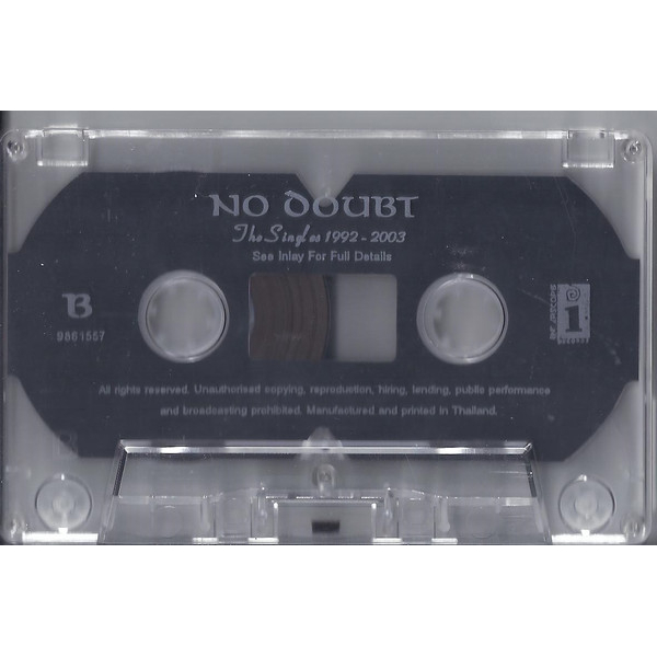 Сassette Tape No Doubt - The Singles 1992 - 2003 - img.4