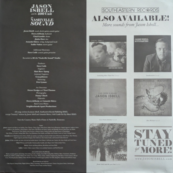 Vinyl Record Jason Isbell And The 400 Unit - The Nashville Sound LP - img.12