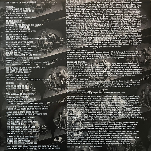 Vinyl Record Motley Crue - Greatest Hits (Exclusive Silver Marble) - 2LP - img.2