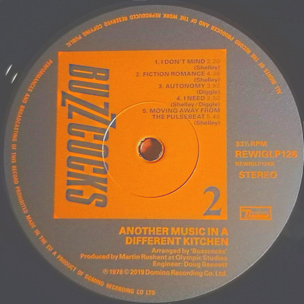 Vinyl Record Buzzcocks – Another Music In A Different Kitchen (2018 Remasted) LP - img.10