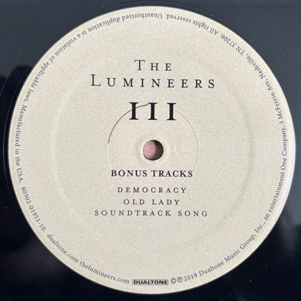 Vinyl Record The Lumineers - III - 2LP - img.10