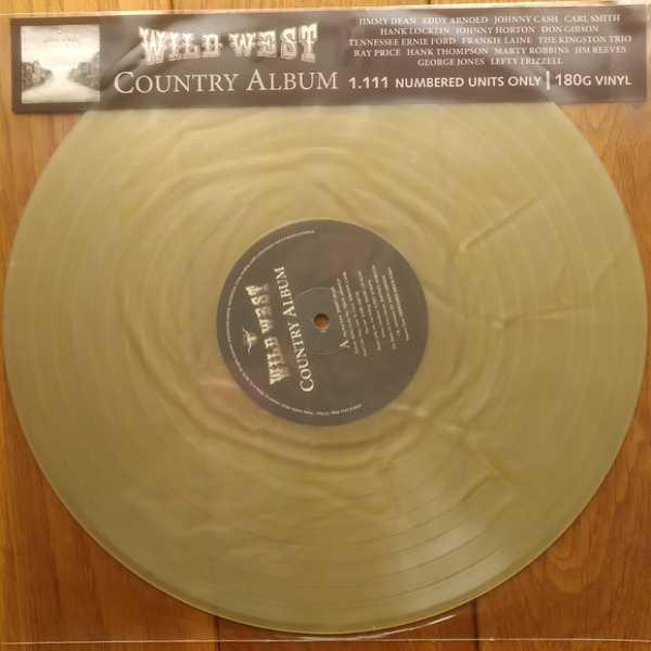 Vinyl Record Various Artists - Wild West Country Album (Marbled Vinyl) LP - img.3