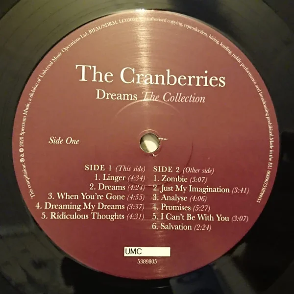 Vinyl Record The Cranberries – Dreams: The Collection LP - img.2