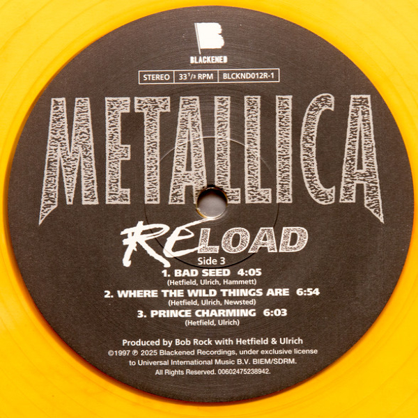 Vinyl Record Metallica - Reload (Yellow Translucent) - 2LP - img.6