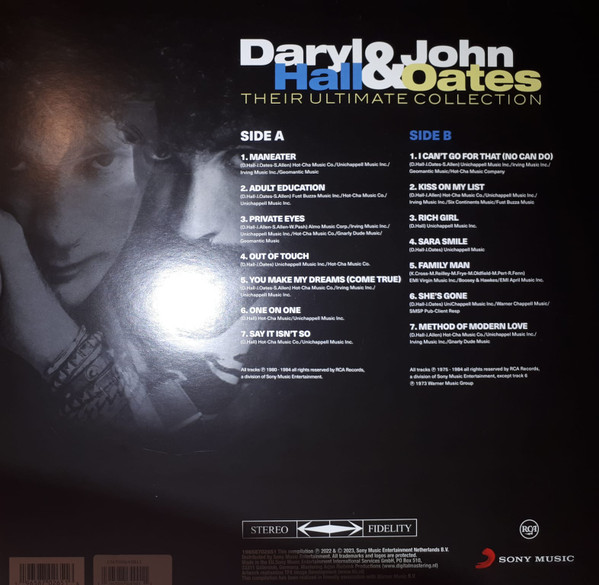 Vinyl Record Daryl Hall & John Oates – Their Ultimate Collection LP - img.1