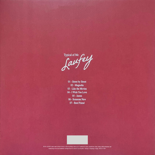 Vinyl Record Laufey – Typical Of Me (Black) LP - img.1